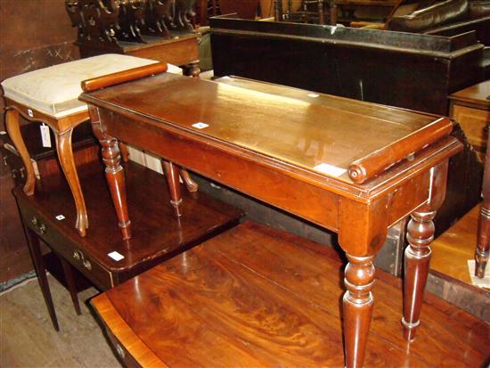 Mahogany window seat